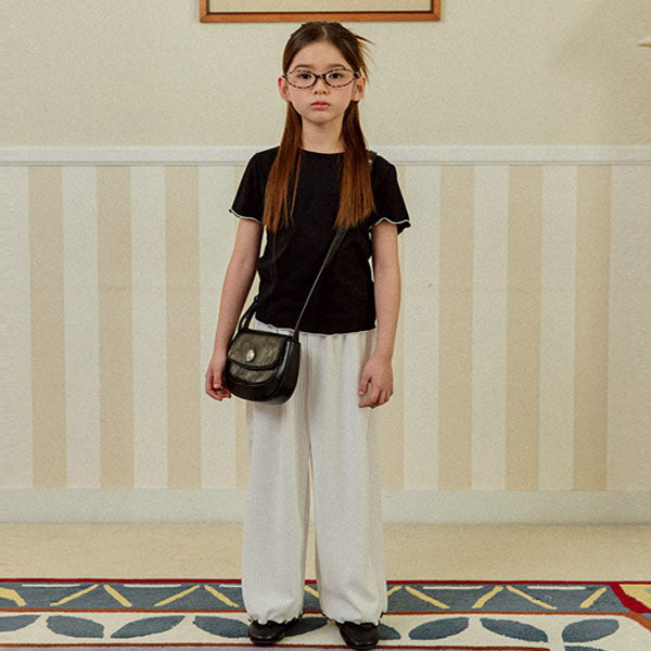 Nalari Ankle Length Pants Korean juniors pants in pink made in Korea