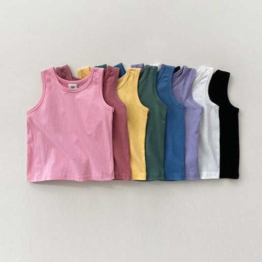 Basic Tank Top Korean juniors tank top in pink made in Korea