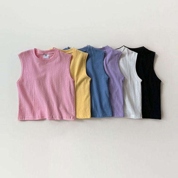 Oversized Tank Top Korean juniors tank top in pink made in Korea