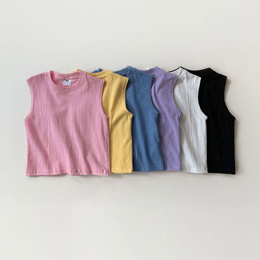 Oversized Tank Top Korean juniors tank top in pink made in Korea