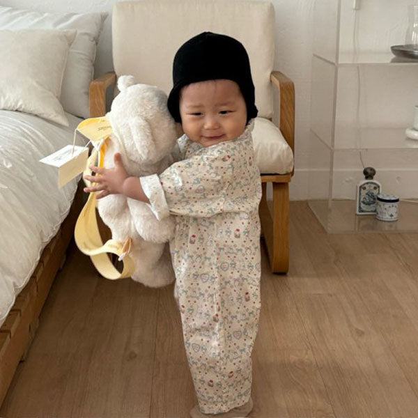 Melody Bodysuit Korean infant bodysuit in rabbit made in Korea