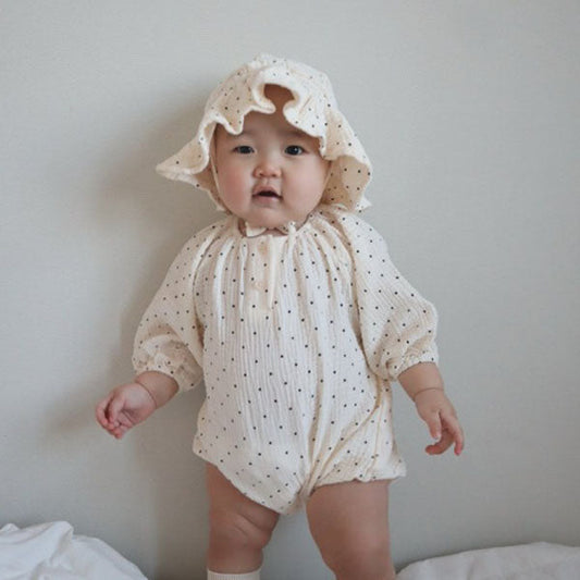 Love Love Bodysuit Korean infant bodysuit in stripe made in Korea