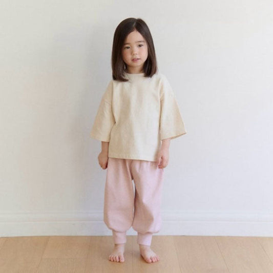 Gini Pants Korean toddler pants in pink made in Korea