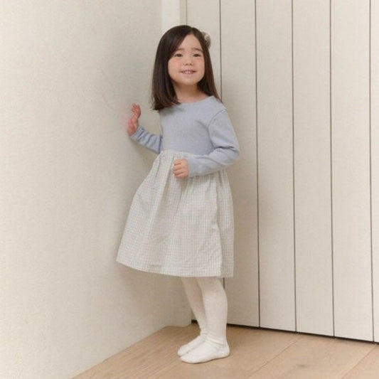 Shushu Dress Korean toddler dress in sky blue made in Korea