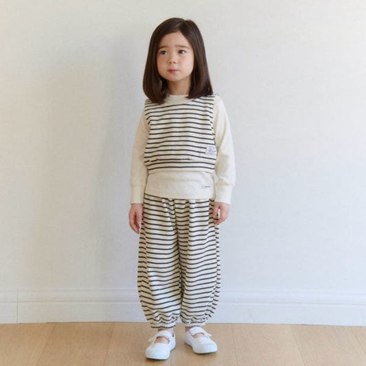 Coco Set Korean toddler set in stripe made in Korea