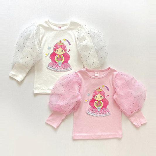 Volume Tee Korean toddler t-shirt in ivory made in Korea