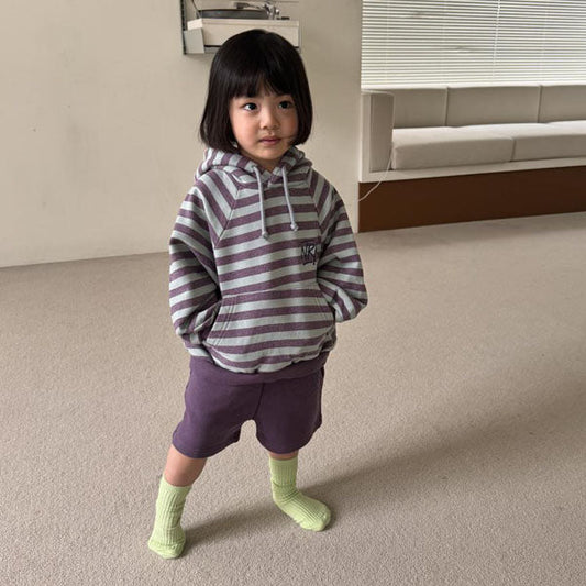 Routine Hoodie Set Korean juniors set in purple made in Korea