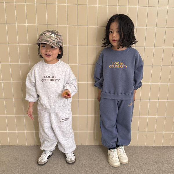 Urban Top & Bottom Set Korean juniors set in blue made in Korea