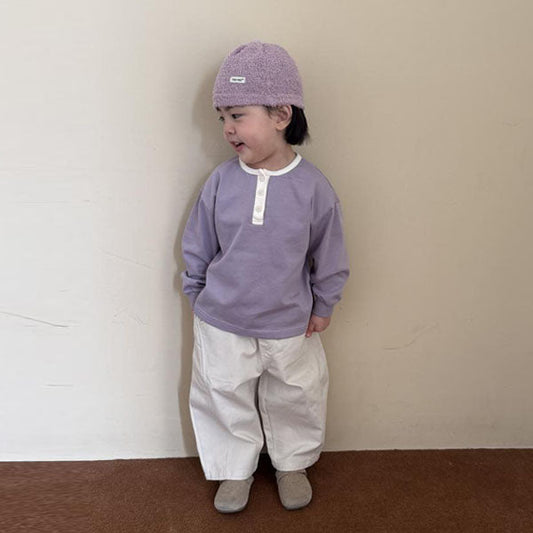 Stitch Pants Korean juniors pants in ivory made in Korea