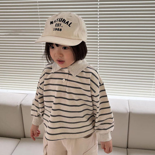 Natural Cap Korean kids accessory in cream made in Korea