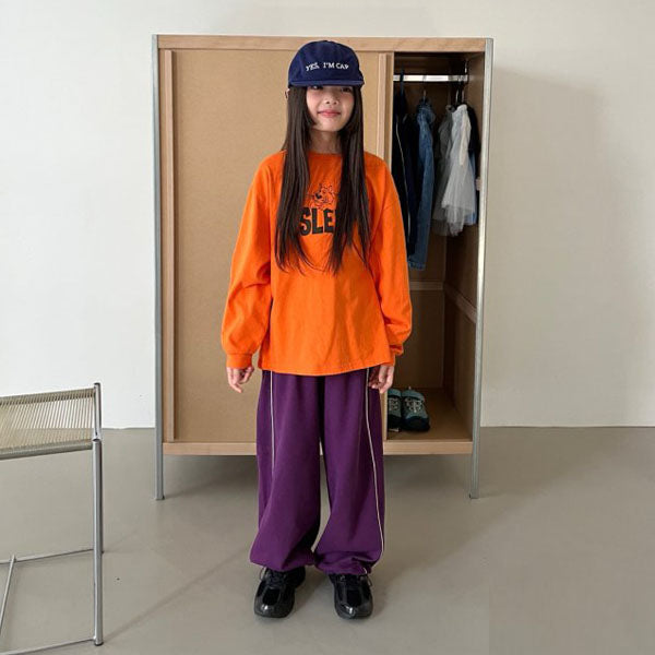 Pop Pop Pants Korean juniors pants in bright blue made in Korea