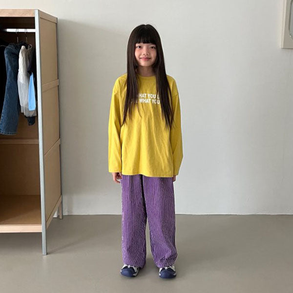 Johnny Pants Korean juniors pants in purple made in Korea