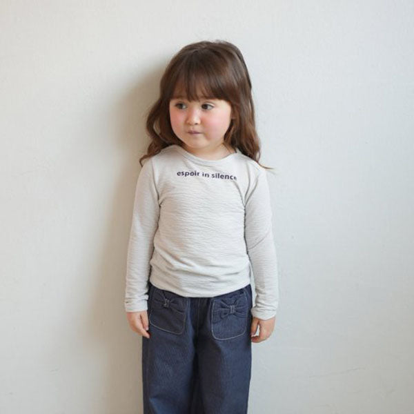 Espoir Boat Neck Tee Korean toddler t-shirt in lilac made in Korea