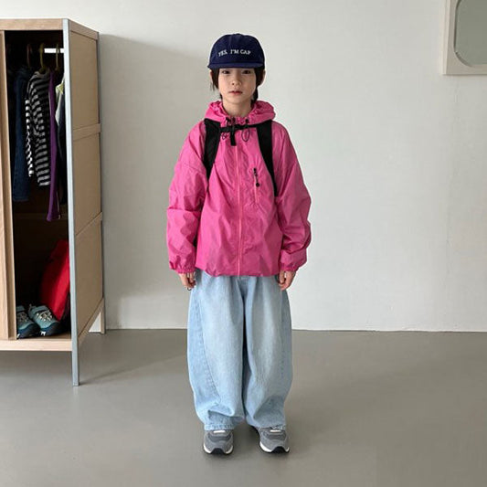 Triangle Denim Korean juniors pants in light denim made in Korea
