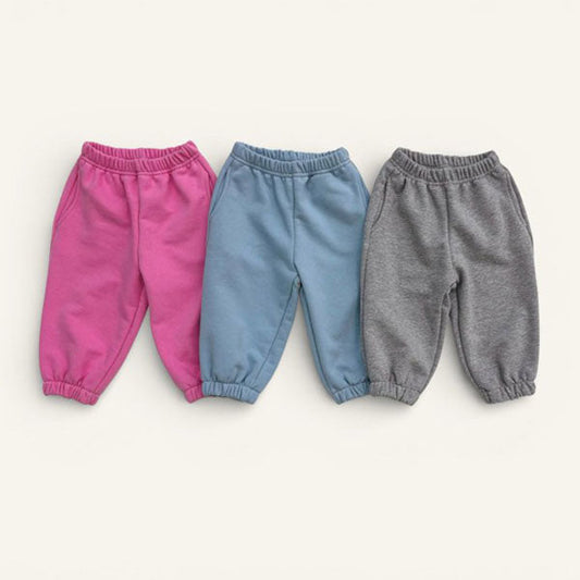 Everyday Jogger Pants Korean toddler pants in sky blue made in Korea