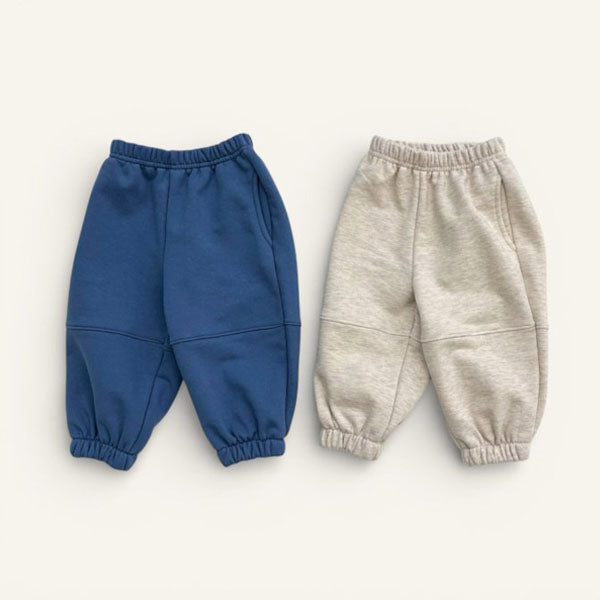 Panel Jogger Pants Korean toddler pants in light blue made in Korea