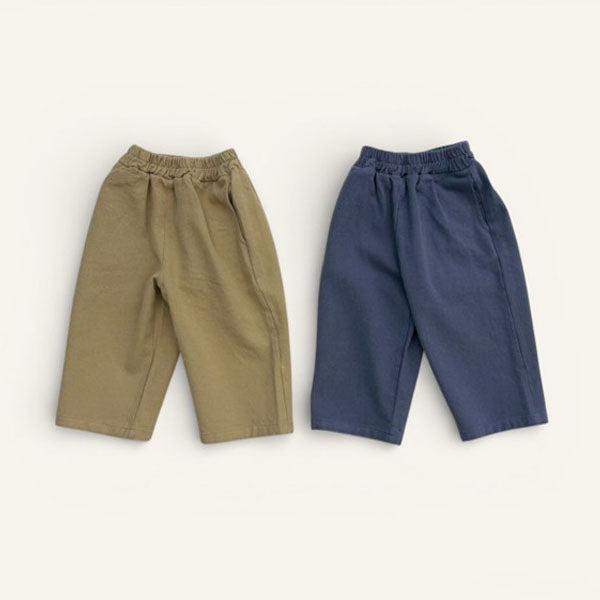 Natural Fit Pants Korean toddler pants in dark blue made in Korea