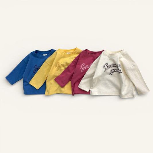Gently Basic Tee Korean toddler t-shirt in ivory made in Korea