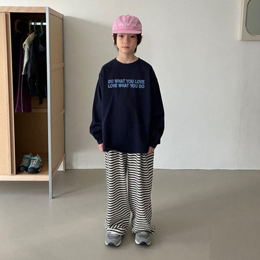 Windy Stripe Pants Korean juniors pants in stripe made in Korea