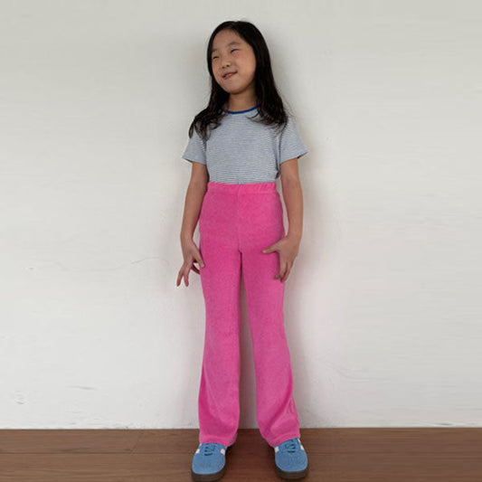 Sharon Bootcut Korean infant pants in pink made in Korea