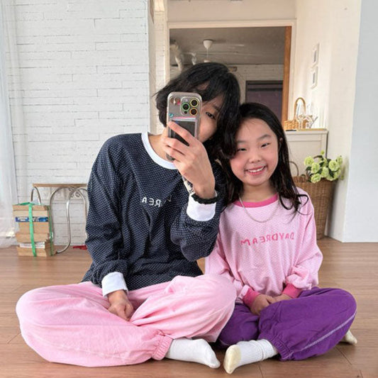 Adult Day Day Tee Korean kids t-shirt in ivory made in Korea
