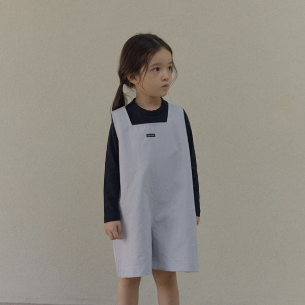 Cotton Basic Tee 26 Korean toddler t-shirt in ivory made in Korea