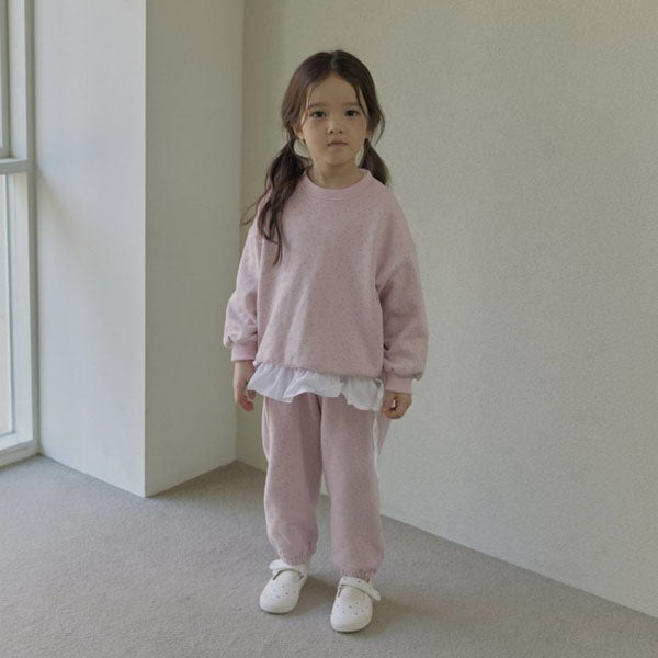 Brandy Set Korean toddler set in ivory made in Korea