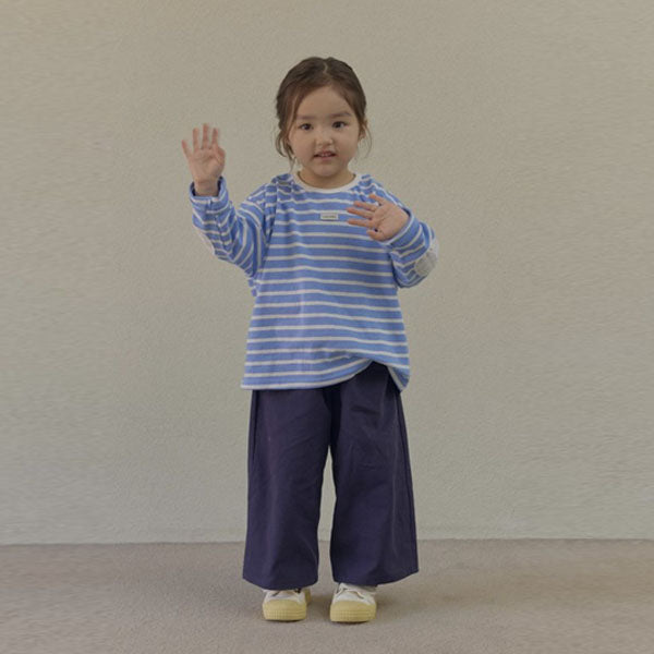 Heart Dot Pants Korean toddler pants in ivory made in Korea