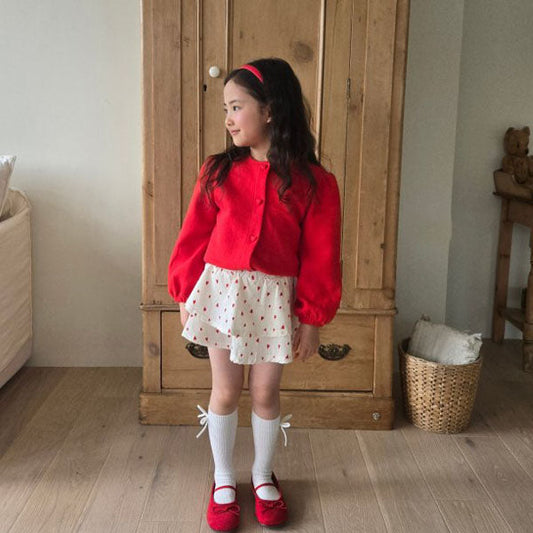 Tiered Skirt Korean juniors skirt in pink made in Korea