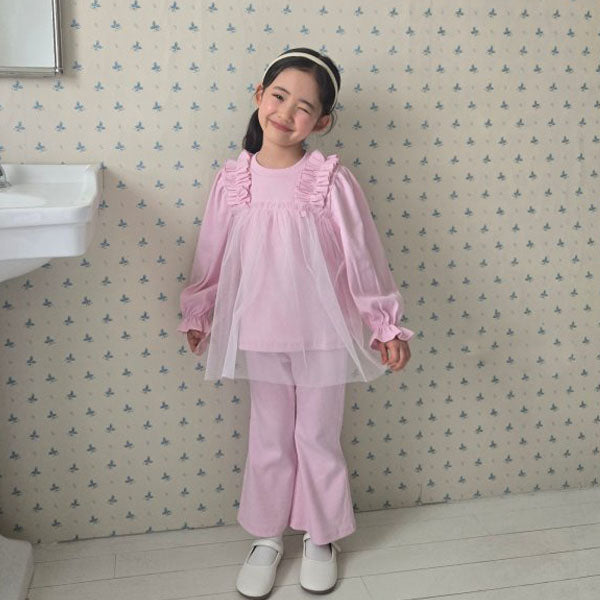 Shasha Set Korean juniors set in pink made in Korea