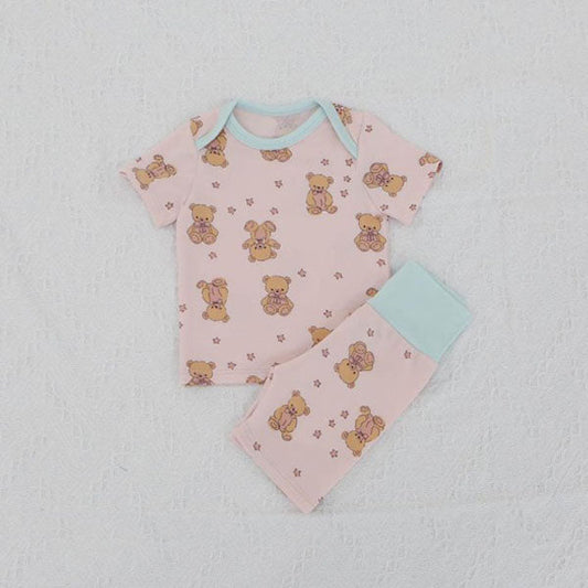 SS Star Bear Baby Set Korean infant set in white made in Korea
