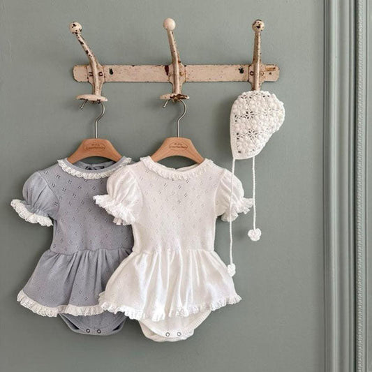 26 Angel Bodysuit Korean toddler bodysuit in ivory made in Korea