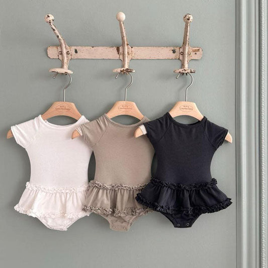 Claire Bodysuit Korean toddler bodysuit in ivory made in Korea