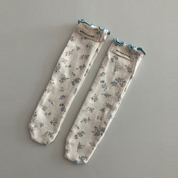Pure Socks Korean kids accessory in ivory made in Korea