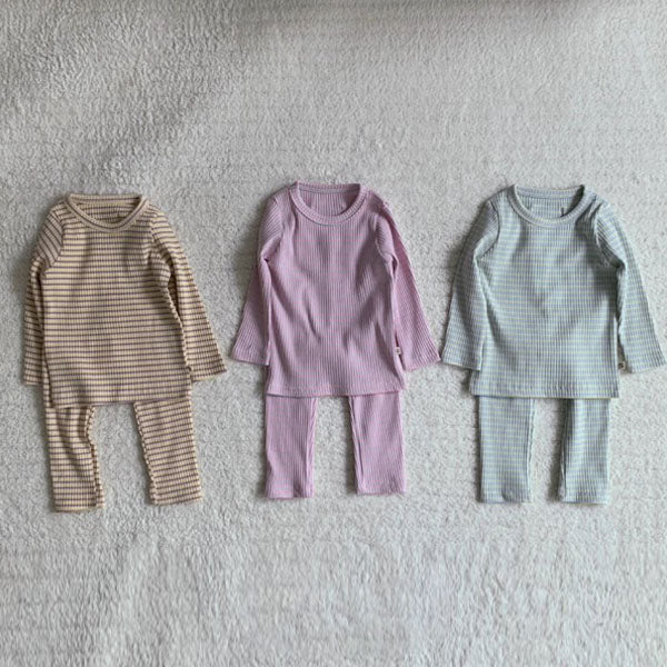 Cotton Candy Set Korean infant set in mint made in Korea