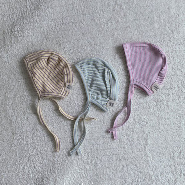 Cotton Candy Bonnet Korean kids accessory in mint made in Korea