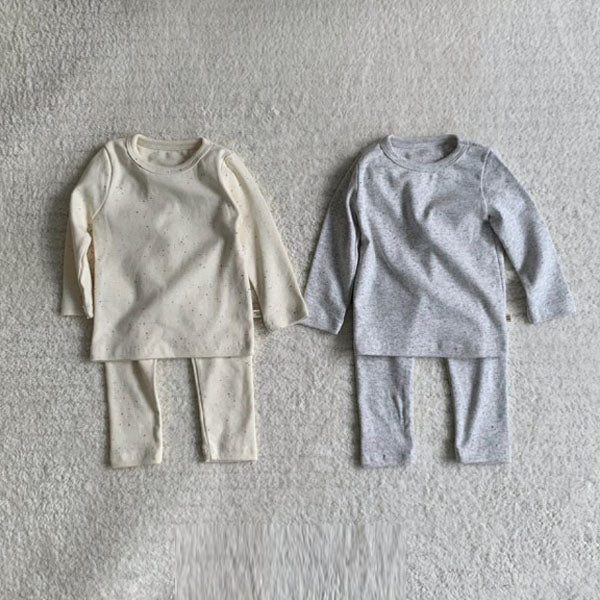 Nep Set Korean infant set in cream made in Korea