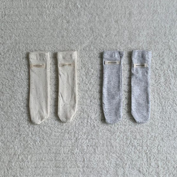 Nep Socks Korean kids accessory in cream made in Korea