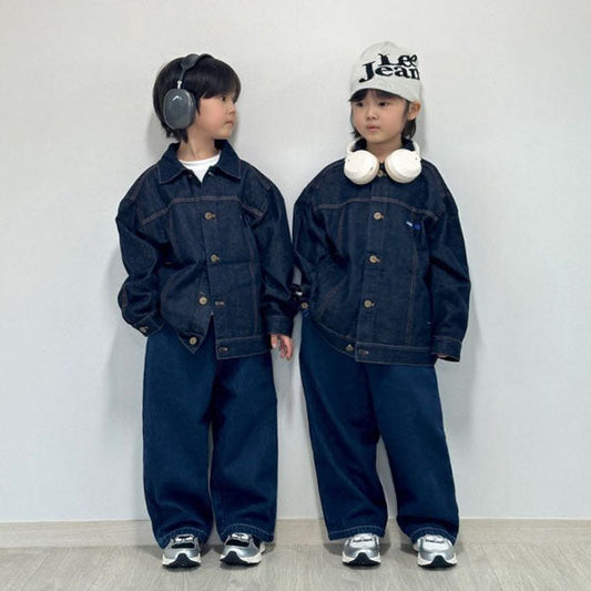 Indigo Jeans Korean juniors pants in one color made in Korea