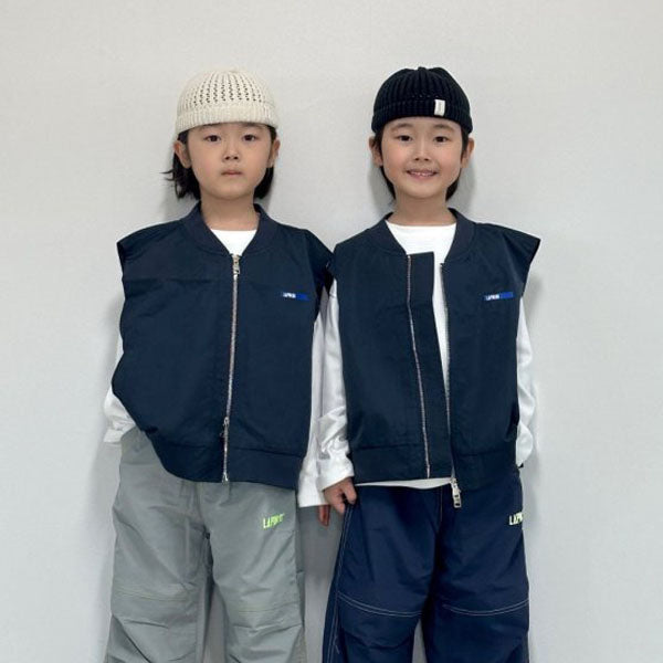 Two-Way Vest Korean juniors jacket in one color made in Korea