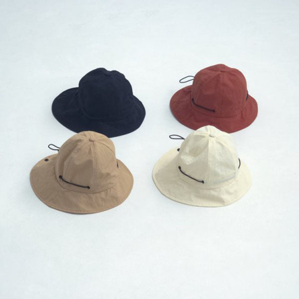 Infant String Bucket Hat Korean toddler accessory in beige made in Korea