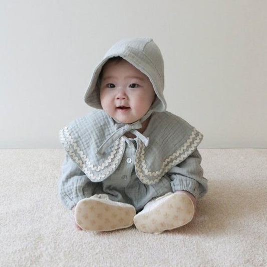 Aria Bodysuit Korean infant bodysuit in pink made in Korea