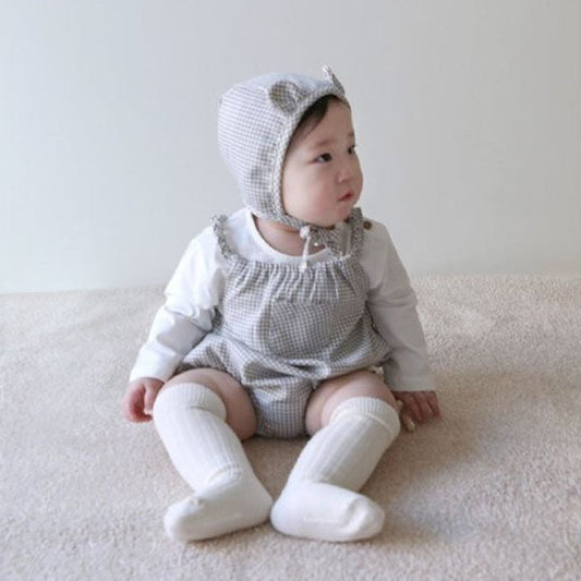 Niche Overalls Korean infant overall in light navy made in Korea