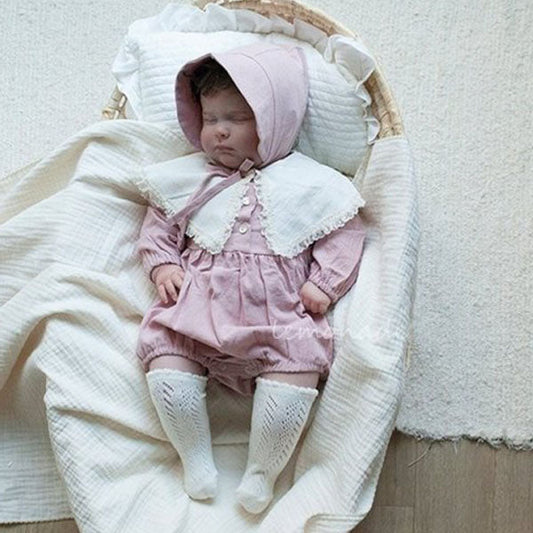 Sabre Bodysuit Korean infant bodysuit in pink made in Korea