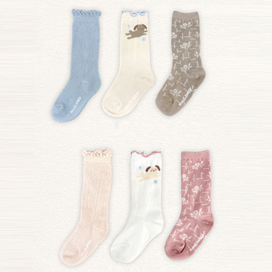 Rumi Socks Korean toddler accessory in blue made in Korea