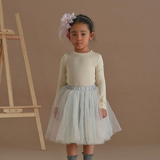 Soft Tee Korean toddler t-shirt in gray made in Korea