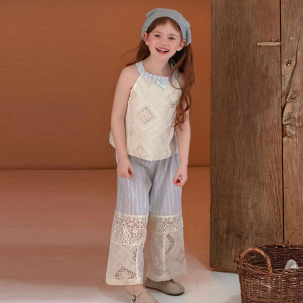 6028 Set Korean toddler set in solid color made in Korea