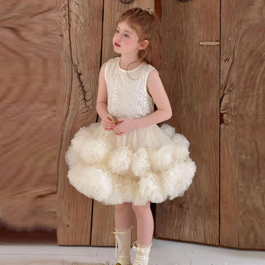 6030 Dress Korean toddler dress in solid color made in Korea