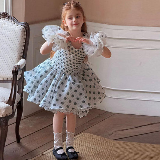 6032 Dress Korean toddler dress in solid color made in Korea