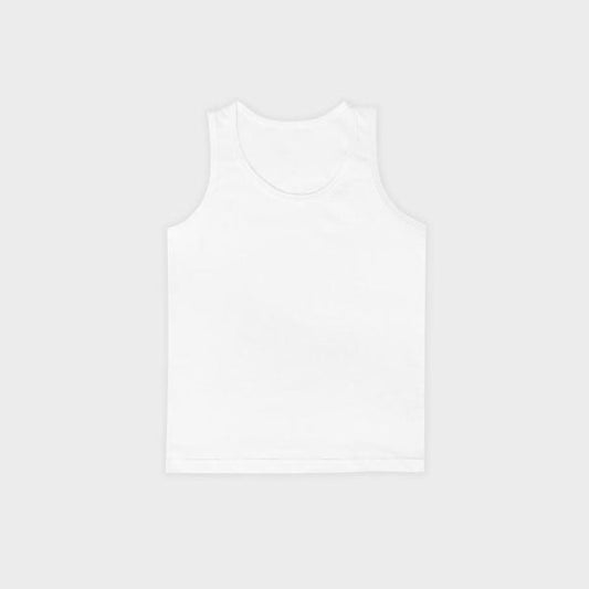 Modal Sleeveless Undershirt - CM White Korean toddler underwear in cm white(boy) made in Korea